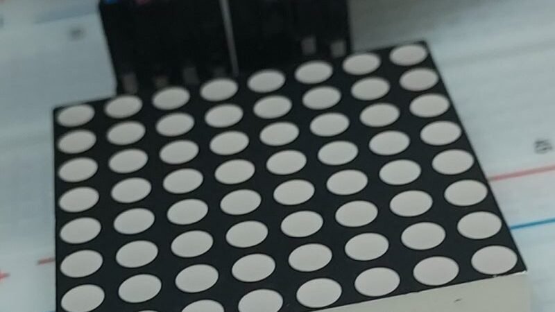 8 x 8 LED Matrix 1088BS 소자 제어방법 및 예제 1