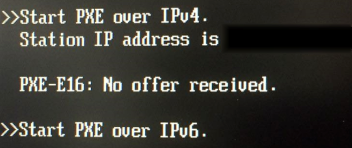 Free DOS 노트북에 윈도 설치 – PXE – E16 Error 및 윈도 설치방법