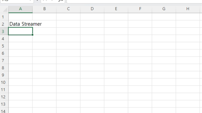 엑셀과 아두이노 연결하기 (Excel Data Streaming)